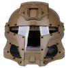 Simways Cosplay Airsoft Full Face Head Helmet Tactical Sorta-Kinda Mandalorian/Boba Fett/Galac-Tac Airsoft Helmet with Exchangable Lens(Tan) view 1