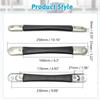 MroMax 2Pcs Luggage Handle 10.28" x 1.22" (L x W) Plastic Pull Handle Grip Replacement 261mm x 31mm for Luggage Suitcase Box Black Tone view 3