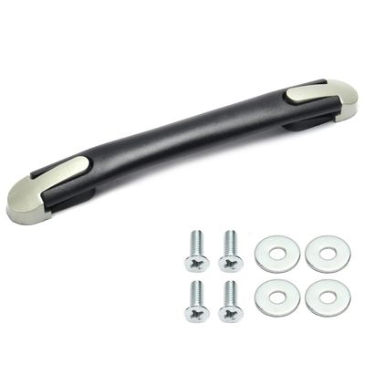 MroMax 1Pc Luggage Handle 8.27" x 0.94" (L x W) Plastic Pull Handle Grip Replacement 210mm x 24mm for Luggage Suitcase Box Black Tone