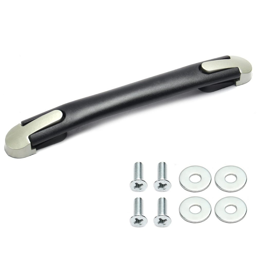 MroMax 1Pc Luggage Handle 8.27" x 0.94" (L x W) Plastic Pull Handle Grip Replacement 210mm x 24mm for Luggage Suitcase Box Black Tone