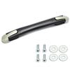 MroMax 1Pc Luggage Handle 8.27" x 0.94" (L x W) Plastic Pull Handle Grip Replacement 210mm x 24mm for Luggage Suitcase Box Black Tone view 1