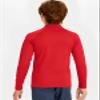 DEVOROPA Youth Boys Compression Thermal Shirts Long Sleeve Undershirt Fleece Baselayer Mock Top Red XS view 2