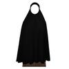 Black Extra Long Khimar 42" Hijab Niqaab Niqab Burqa Womens Overhead + Under Scarf