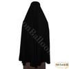 Black Extra Long Khimar 42" Hijab Niqaab Niqab Burqa Womens Overhead + Under Scarf view 4