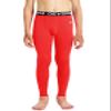 DEVOROPA Boys Leggings Quick Dry Youth Compression Pants Sports Tights Basketball Base Layer Red S view 2