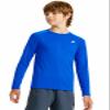 DEVOROPA Youth Boys Compression Thermal Shirt Long Sleeve Kids Fleece Baselayer Soccer Baseball Undershirt Royal Blue XS view 2