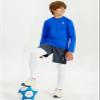 DEVOROPA Youth Boys Compression Thermal Shirt Long Sleeve Kids Fleece Baselayer Soccer Baseball Undershirt Royal Blue XS view 4