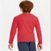 DEVOROPA Youth Boys Compression Thermal Shirt Long Sleeve Kids Fleece Baselayer Soccer Baseball Undershirt Red XS view 3