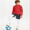 DEVOROPA Youth Boys Compression Thermal Shirt Long Sleeve Kids Fleece Baselayer Soccer Baseball Undershirt Red XS view 4
