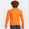 DEVOROPA Youth Boys Compression Thermal Shirt Long Sleeve Fleece Baselayer Soccer Baseball Undershirt Orange L view 3