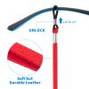 BILIONE Eyeglass Strap, 6 Pcs 2 Styles Premium Leather Glasses Holder Chain, Multicolor Eyewear Retainer for Women Men view 2