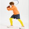 DEVOROPA Boys Leggings Quick Dry Youth Compression Pants Sports Tights Basketball Base Layer Yellow XL view 4