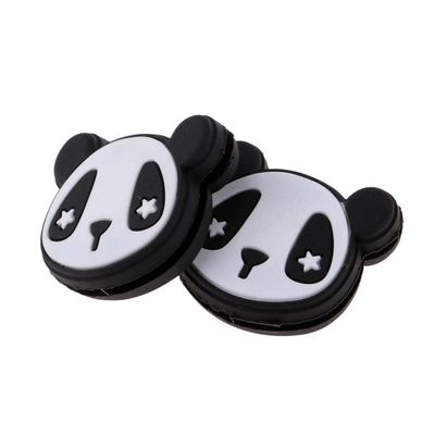 Esquirla 2 Pack Tennis Vibration Dampener Shock Absorbers Replacement for Racket and Strings - Lightweight & Practical - Black Panda