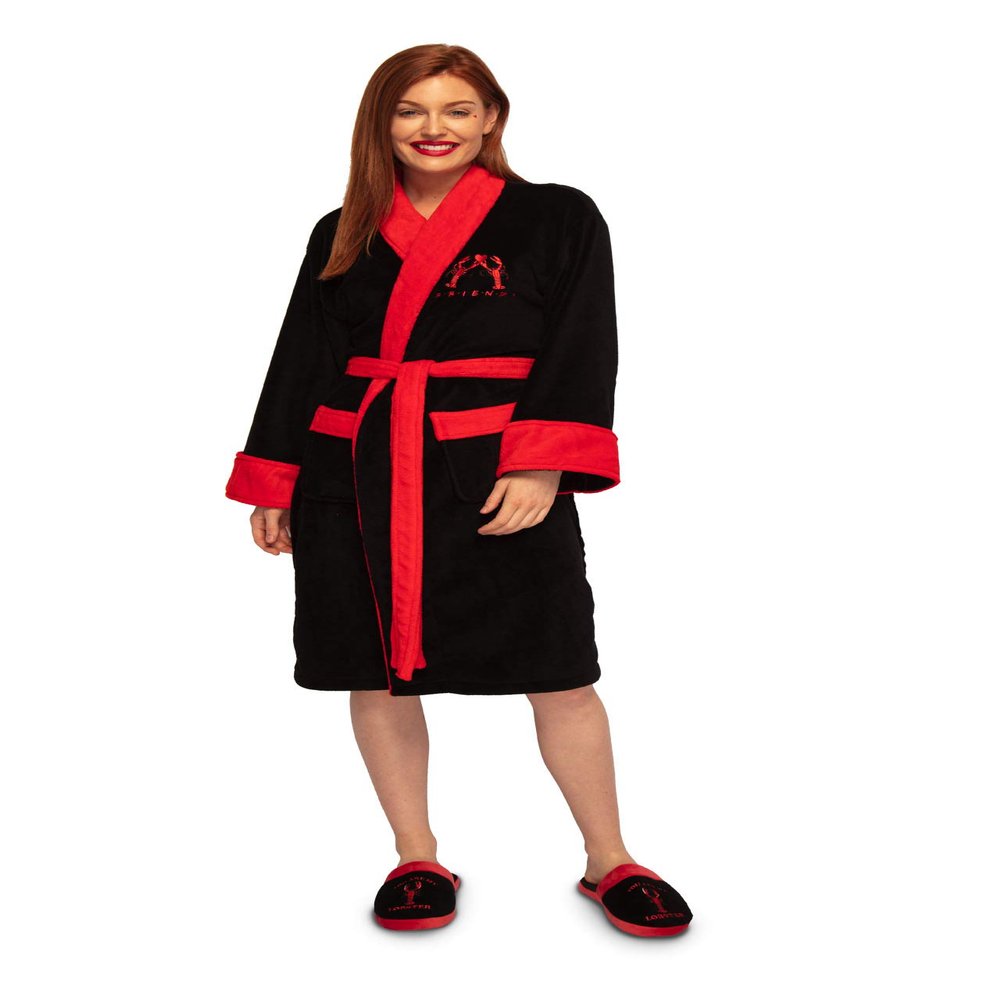 FRIENDS Women's You are My Lobster Fleece Dressing Gown