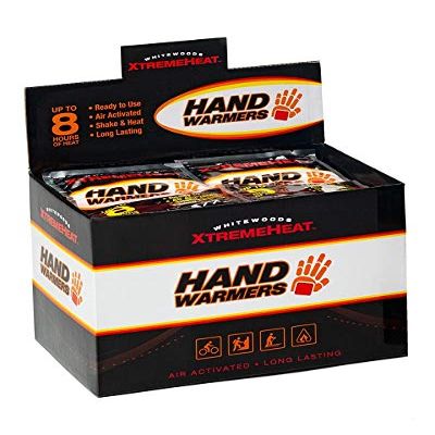 Whitewoods Xtreme Heat Air-Activated Cold Weather Hand/Glove Warmers, 8 Hours Heat (1 Case of 40 Pairs)
