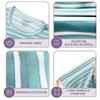 Rocky Thermal Underwear Kids, Boys Thermal Underwear Set Long Johns Thermals Kids Base Layer kid thermals top bottom set Boys Winter Clothes Shirt & Pants, Ski/Extreme Cold (Seafoam Stripe, X-Small) view 3