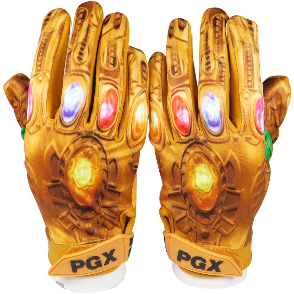 PGX Power Stones Football Receiver Gloves (Large)