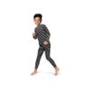 Rocky Thermal Underwear Kids, Boys Thermal Underwear Set Long Johns Thermals Kids Base Layer kid thermals top bottom set Boys Winter Clothes Shirt & Pants, Ski/Extreme Cold (Black Stripe, Small) view 1