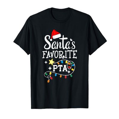 Christmas Physical Therapist Assistant Santa's Favorite PTA T-Shirt
