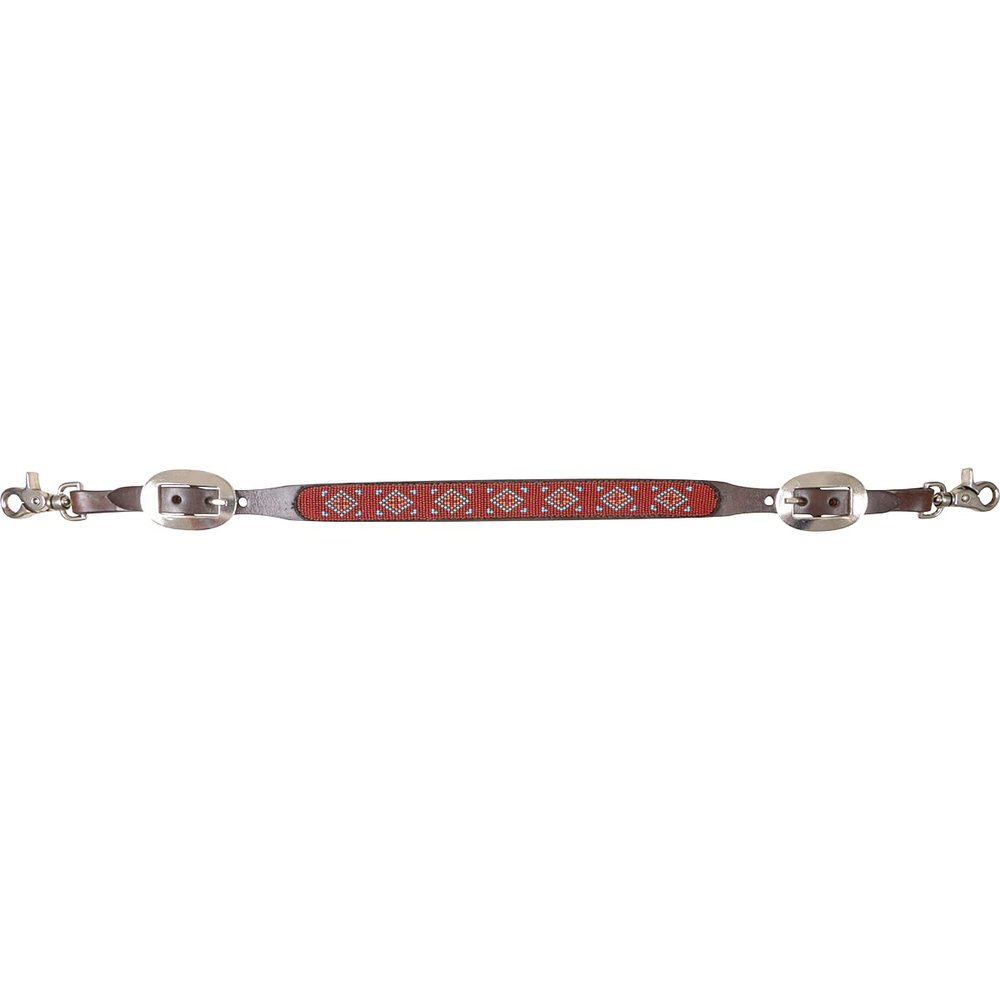 Cashel Beaded Wither Strap Turquoise