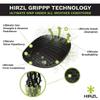 HIRZL Trust Control 2.0 Golf Glove, All Weather Mens Golf Glove, White/Black, Kangaroo Leather Palm, Cabretta Leather Backhand, Trusted by Pros, Sweat Free, Ultimate Grip view 3
