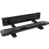 KUAT Switch Sturdy Universal Car Rooftop Crossbars Mounted Winter Sports Gear Clamshell Flip Down Quick Release Ski and Snowboarding Rack with Integrated Locks, Black, Switch 4-4 Skis view 2