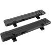 KUAT Switch Sturdy Universal Car Rooftop Crossbars Mounted Winter Sports Gear Clamshell Flip Down Quick Release Ski and Snowboarding Rack with Integrated Locks, Black, Switch 4-4 Skis view 3