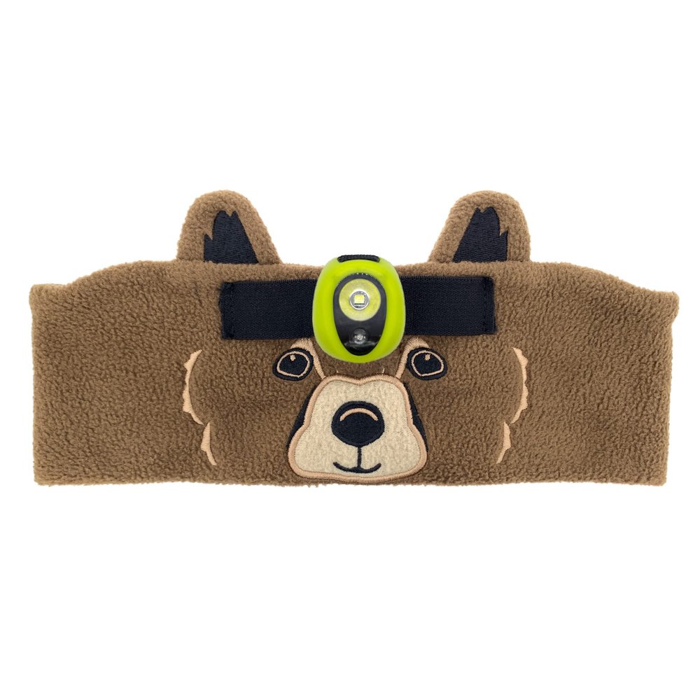 Big Discoveries WildLight Headband Headlamp - Fleece Headband with Bright LED Head Lamp for Kids | Fun Toy Headlight for Boys, Girls, or Adults | Headlamps for Camping, Hiking, Party, or Reading
