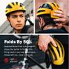 FEND One Foldable Bike Helmet  Patented Smart-Fold 50% Compact Design, Award-Winning Safety CPSC/EN1078 Certified, for Adults, Commuters, E-Bikes, Scooters view 2