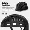 FEND One Foldable Bike Helmet  Patented Smart-Fold 50% Compact Design, Award-Winning Safety CPSC/EN1078 Certified, for Adults, Commuters, E-Bikes, Scooters view 3