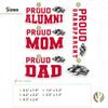 Desert Cactus University of New Mexico Sticker Lobos Vinyl Decal Laptop Water Bottle Car Scrapbook (Family Full Sheet) view 3