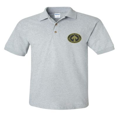 ALLNTRENDS Men's Polo T Shirt Special Operations Command Embroidered USSOCOM (XL, Sporty Grey)