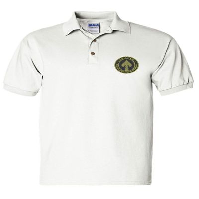 ALLNTRENDS Men's Polo T Shirt Special Operations Command Embroidered USSOCOM (XL, White)