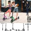 Crazy Skates Foldable Kick Scooter - Kick Scooters for Adults, Teens and Kids with Carrying Strap - Fast Folding, Adjustable Handlebars and Lightweight - New York City Scooter (NYC) - Black view 3