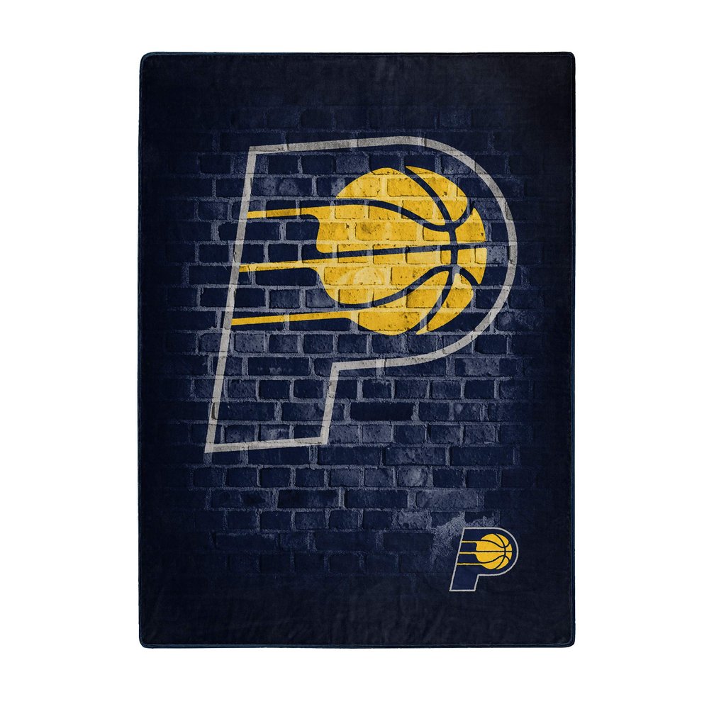 Northwest Company Indiana Pacers Street Raschel Throw Blanket, Multicolor (1NBA080500011RET)