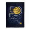 Northwest Company Indiana Pacers Street Raschel Throw Blanket, Multicolor (1NBA080500011RET) view 1