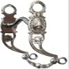 Showman Stainless Steel Silver Show Bit w/Low Port Mouth view 1