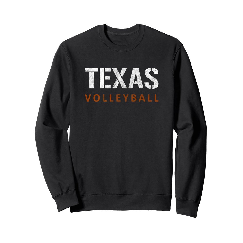 Texas Volleyball Vintage distressed Sweatshirt