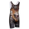 KO Sports Gear Unisex Wrestling Singlet for Adult Wrestlers - Wrestling Singlet for Men & Women - Bold Durable Uniform, Stretchy Breathable Material - Cobra Snake, Adult X-Small view 3