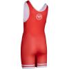 KO Sports Gear Unisex Wrestling Singlet for Adult Wrestlers - Wrestling Singlet for Men & Women - Bold Durable Uniform, Stretchy Breathable Material - Red, Adult Large view 3