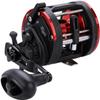 Sougayilang Trolling Reel Level Wind Conventional Reel Graphite Body Fishing Reel, Durable Stainless-Steel, Large Line Capacity-DTR30 Left Handle view 1