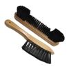 LIOOBO 2PCS Billiard Rail Brush Set Wooden Pool Table Brush Billiard Table Cleaner Cleanning Tool view 1