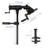 Riverruns II Generation Rotary Fly Tying Vise Jaw Balanced Truly Extendable Right&Left Hand Fitting view 2