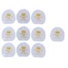 Acxico 10Pcs Ping Pong Table Tennis Racket Rubber Protection Film Protection Cover Transparent