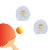 Acxico 10Pcs Ping Pong Table Tennis Racket Rubber Protection Film Protection Cover Transparent view 3