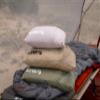 Klymit Drift Camping Pillow, Shredded Memory Foam Travel Pillow with Reversible Cover for Outdoor Use, Green, Large view 4
