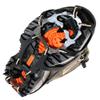 shlutesoy 1 Pair 18-Teeth Winter Hiking Climbing Chain Cleats Snow Non-Slip Shoes Crampons Black M view 4