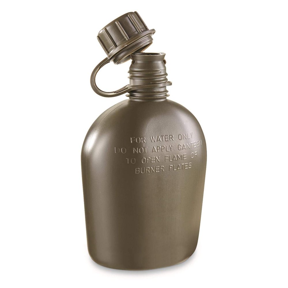 Surplus U.S. Military 1 Quart Canteen, New