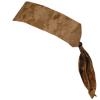 Martial Arts Style Jumbo Double Sided Tapered Ends Headband with Wooden Bead - Digital Desert Camouflage - 100% Cotton Self Tie or Use Bead. Headband with Tapered Ends. Made in the USA! view 4