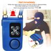 Antitheft Alarm Chain Lock, Y787 Smart Alarm Lock Antitheft Chain Lock For Bike Gate App Control Blue view 4